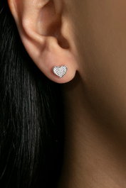 Heliophilia Silver Pendientes de Plata de Ley 925